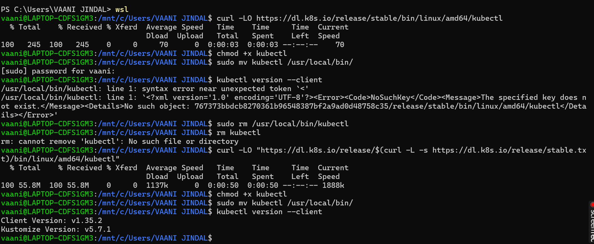 Install kubectl and k3d